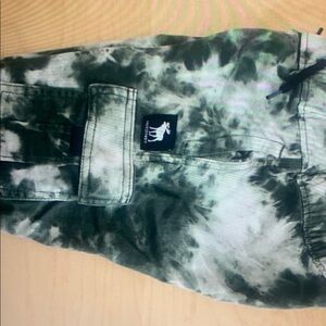 Green Tie-Dye Joggers